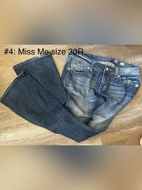 Miss Me Two-Tone Blue Bootcut Jeans